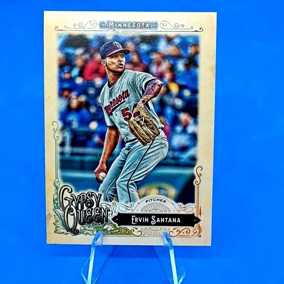 2017 Topps Gypsy Queen - Ervin Santana #258 - Picture 4 of 5